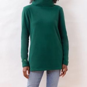 Dudley Stephens Cobble Hill Turtleneck in Emerald Green